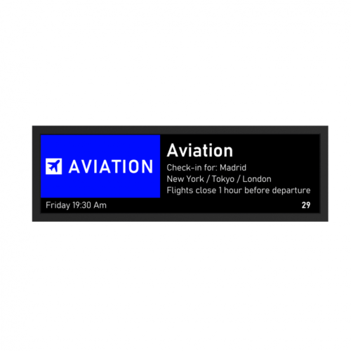 RS376IVN-ND20 37.6 inch Ultra Wide Stretched Bar LCD Panel
