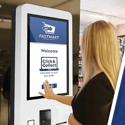 自助服务触控屏与数字标牌 Self-service touch screen kiosk and digital signbox