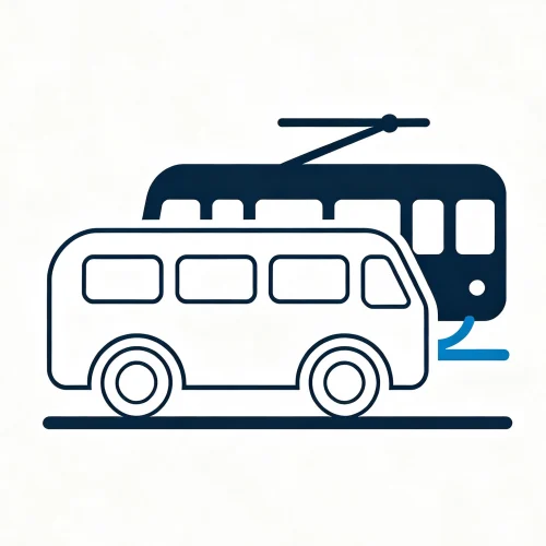 Bus & Tram 公交/电车顶部吊装到站显示屏 — Overhead next-stop